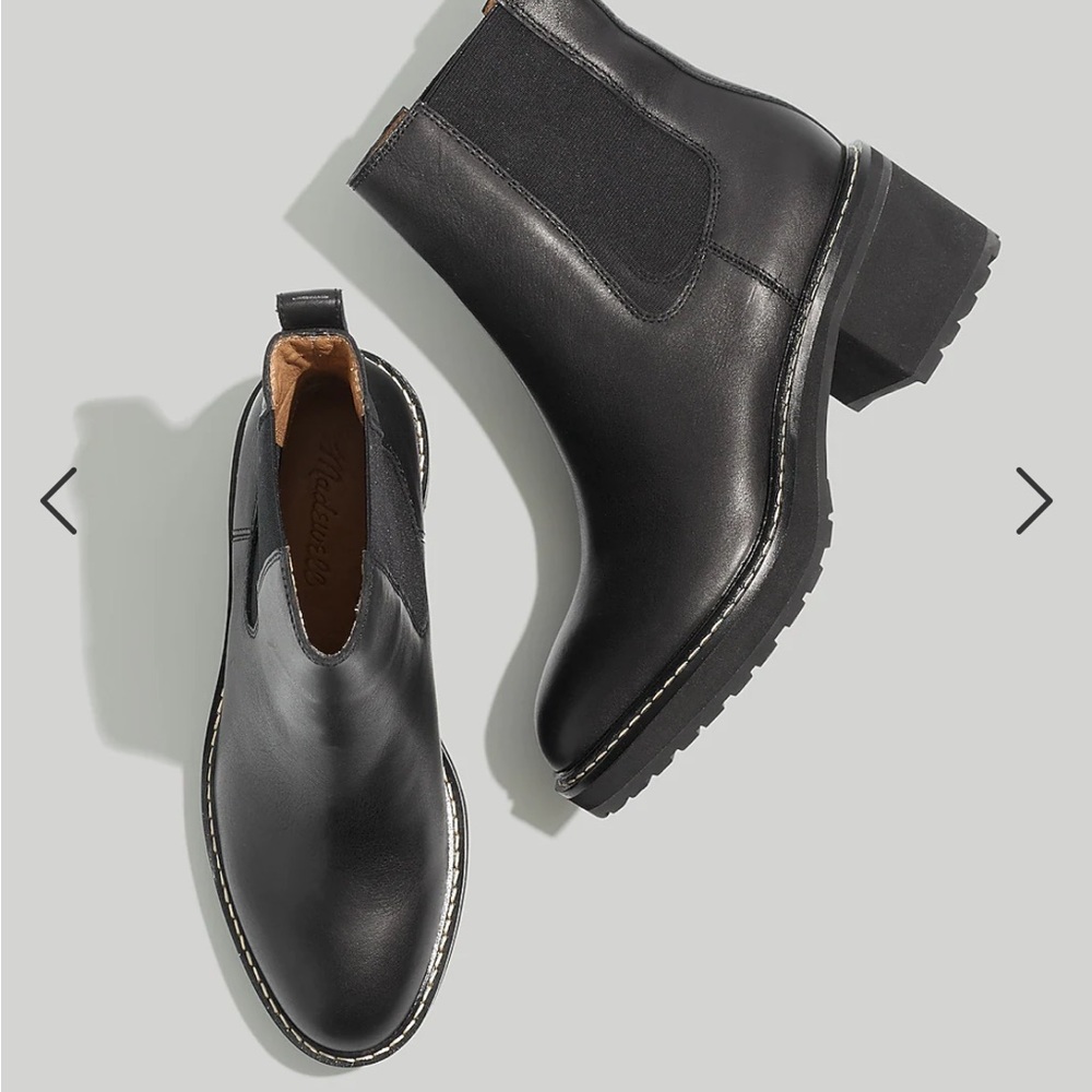 Madewell Carina Platform Chelsea Boot, size 8